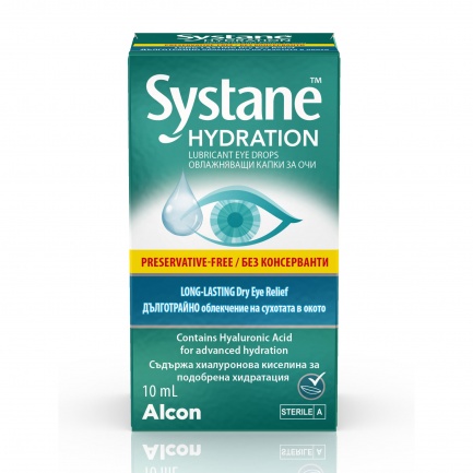 Systane Hydration Овлажняващи капки за очи 10 ml