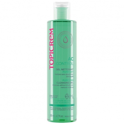 Topicrem AC Почистващ гел за мазна кожа 200 ml