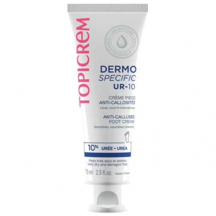 Topicrem UR-10 Kрем за крака и напукани пети 75 ml