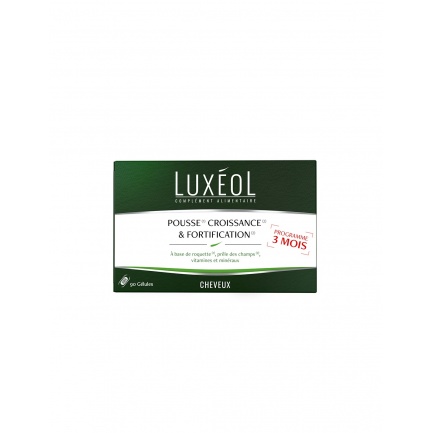 Укрепва космения фоликул и стимулира растежа на косата - Luxéol формула, 90 капсули