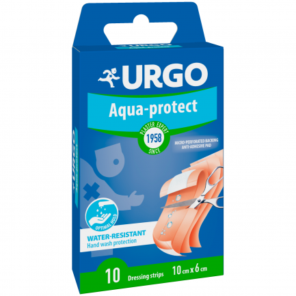 Urgo Водоустойчив Миещ се пластир 10 cm / 6 cm х10 броя