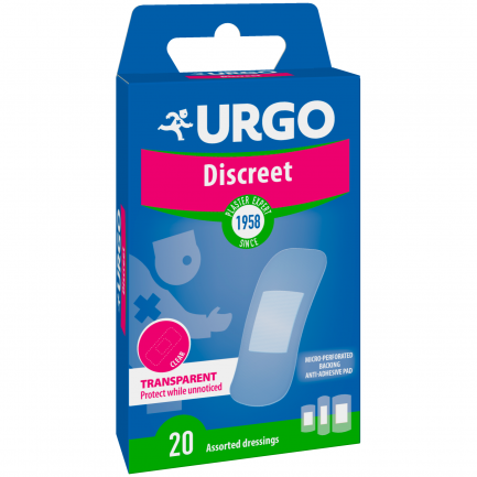 Urgo Дискретен пластир 3 размера х20 броя