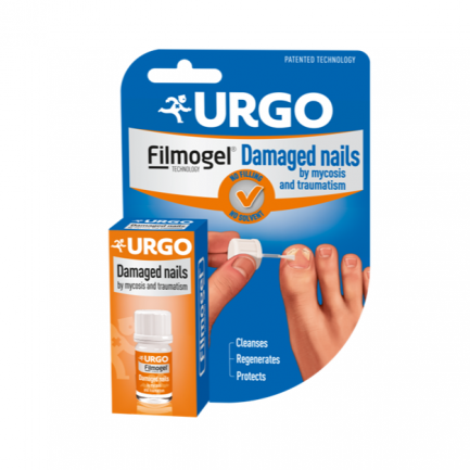 Urgo Комбинация при увредени нокти филмогел + Нокторезачка Титания