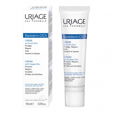 Uriage Bariederm Cica-Crème Възстановяващ изолиращ крем 15 ml