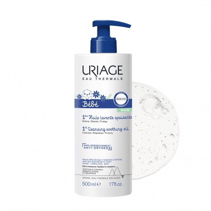 Uriage Bebe 1er Huile Lavante Почистващо душ-олио за суха кожа 500 ml