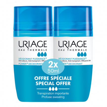 Uriage Дуо Комплект Рол-он дезодоранти 2 броя х50 ml