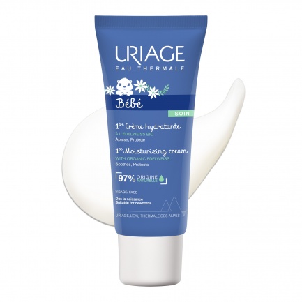 Uriage Хидратиращ защитен крем за лице за бебета и малки деца 40 ml