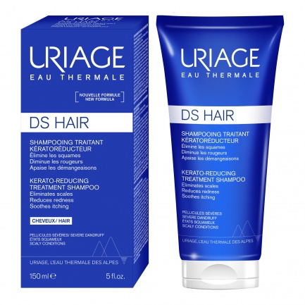 Uriage DS Hair Керато-регулиращ третиращ шампоан 150 ml