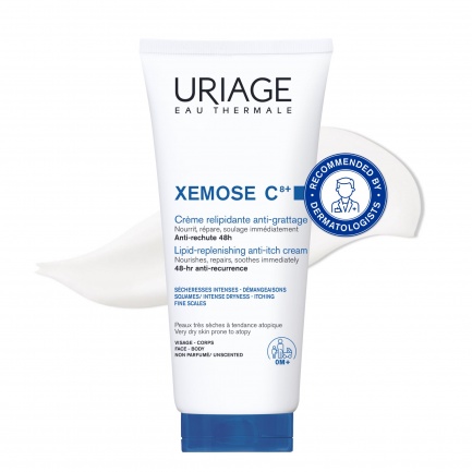 Uriage Xemose C8+ Липидовъзстановяващ успокояващ крем против сърбеж 200 ml