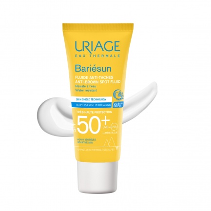 Uriage Bariesun SPF50+ Слънцезащитен флуид против пигментации 40 ml