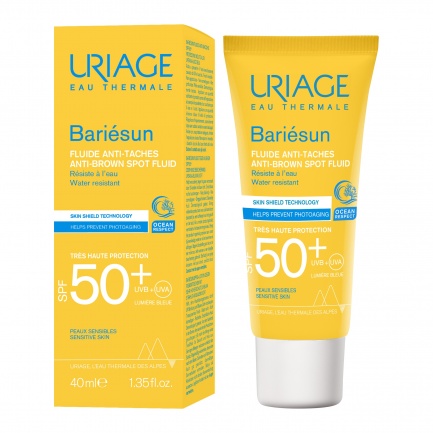 Uriage Bariesun SPF50+ Слънцезащитен флуид против пигментации 40 ml