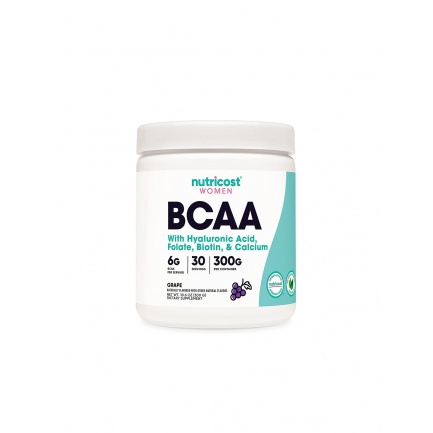 Верижно-разклонени аминокиселини за жени - BCAA - (с вкус на грозде),300 g прах