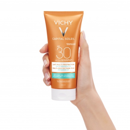 Vichy Capital Soleil SPF30 Слънцезащитно мултизащитно мляко 200 ml