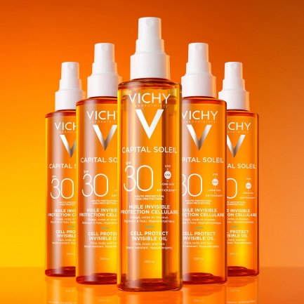 Vichy Capital Soleil SPF30 Защитно масло за лице, тяло и краищата на косата 200 ml