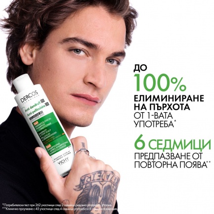 Vichy Dercos Шампоан + Балсам 2 в 1 против пърхот 200 ml