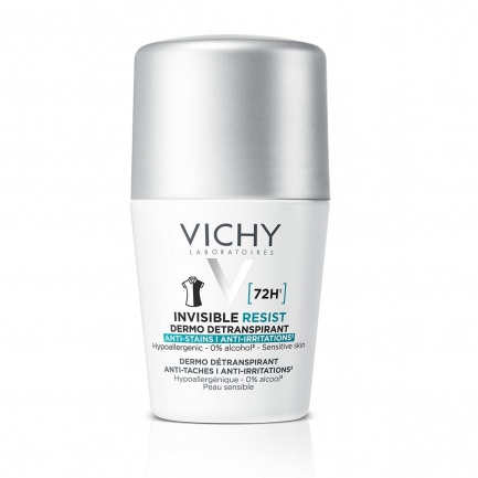 Vichy Invisible Resist 72h Рол-он против петна и раздразнения 50 ml