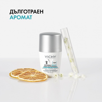 Vichy Invisible Resist 72h Рол-он против петна и раздразнения 50 ml