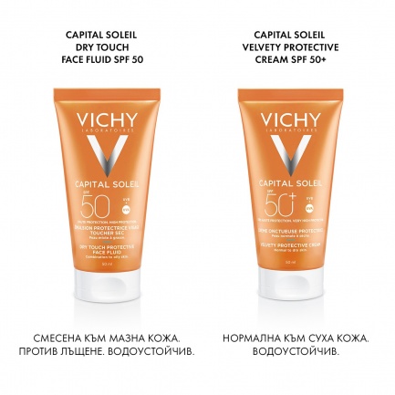 Vichy Capital Soleil Dry Touch SPF50 Матиращ флуид за лице 50 ml