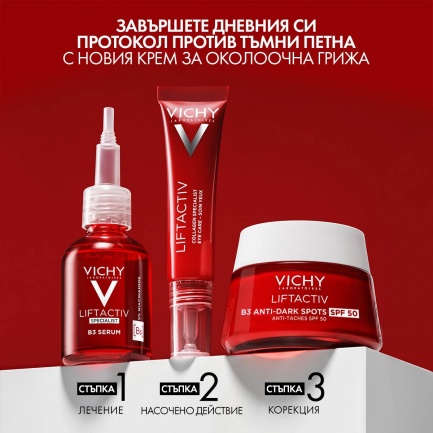 Vichy LIFTACTIV Протокол за хиперпигментационни петна (серум и ежедневна грижа)