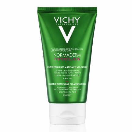 Vichy Normaderm Phytosolution Вулканичен матиращ и почистващ крем 125 ml