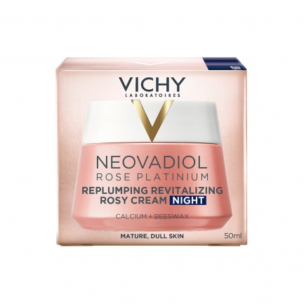 Vichy Rose Neovadiol Platinium Ревитализиращ нощен розов крем за изпъване на кожата 50 ml