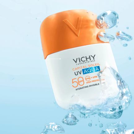 Vichy Soleil SPF50 UV Aqua Флуид за лице - среден 50 ml