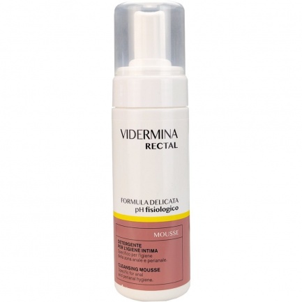 Vidermina Почистващa пяна при хемороиди и аноректални проблеми 165 ml