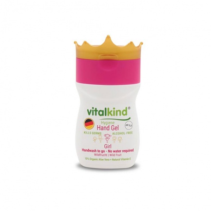 VitalKind Антибактериален гел за ръце - момичета 40 ml