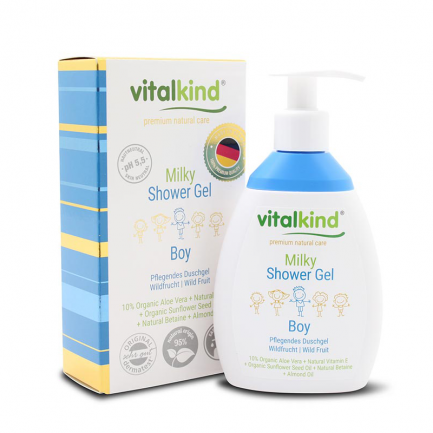 VitalKind Душ гел Мляко - момчета 200 ml