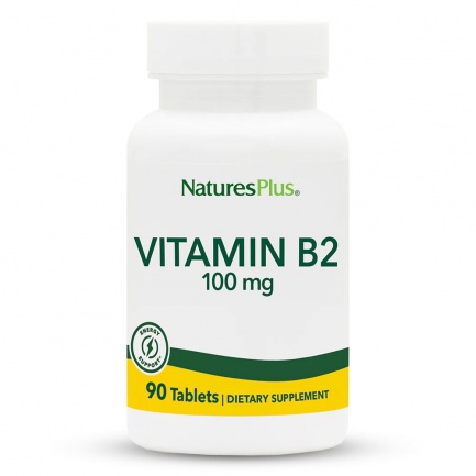 Витамин Б2 РИБОФЛАВИН / RIBOFLAVIN - NaturesPlus (90 табл)
