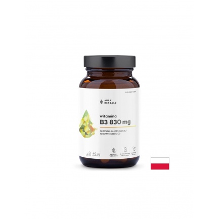 Витамин B3 (Ниацин) – Повече енергия и здрава нервна система, 415 mg, 60 капсули