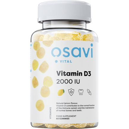 Vitamin D3 2000 IU | Chewable x 60 капсули
