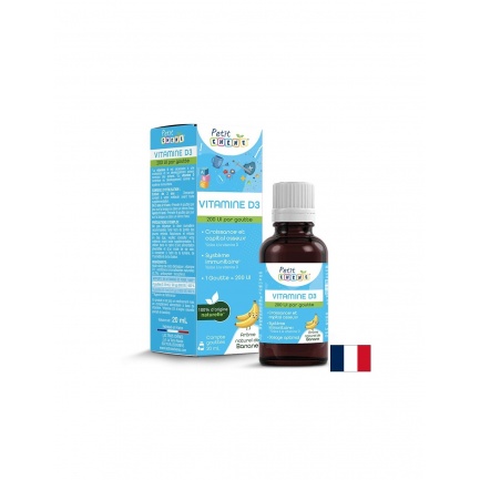 Витамин D3 5 µg – Кости и имунитет за деца, 20 ml капки