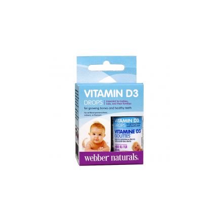 Vitamin D3 Drops/ Витамин D3 400 IU x 15 ml/ 500 дози