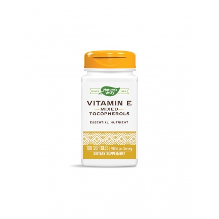 Vitamin E - Витамин E (токофероли микс) 268 mg, 100 софтгел капсули Nature’s Way