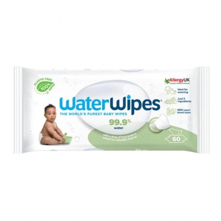 Water Wipes Soapberry Бебешки мокри кърпички 99,9% вода x60 броя