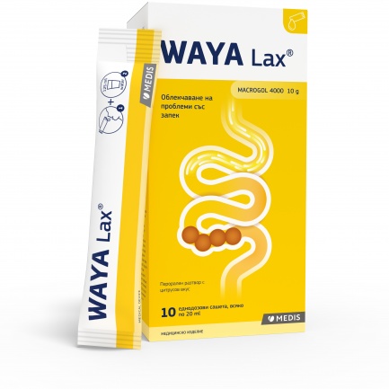 WAYA Lax Adults при запек 20 ml х10 сашета