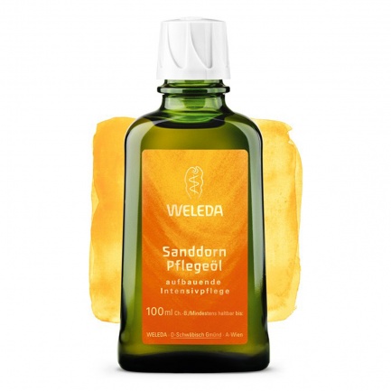 Weleda Подхранващо масло за тяло с облепиха 100 мл