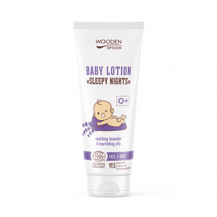 Wooden Spoon Био Бебешки лосион с лавандула 100 ml