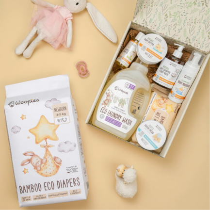 Wooden Spoon Премиум кутия за новородено с Орисия