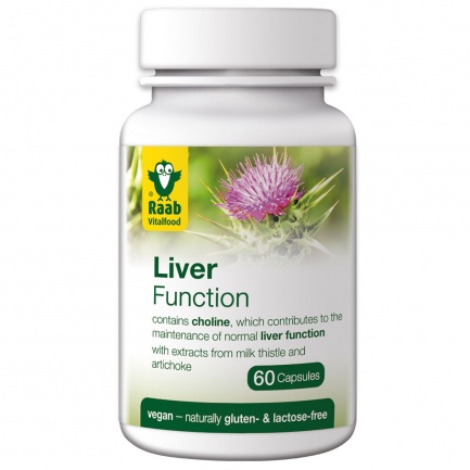 За Черен дроб – LIVER FUNCTION – Raab Vitalfood (60 капс)
